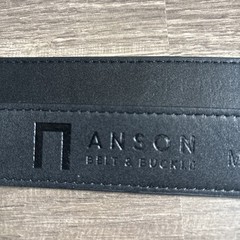 2 Anson Belt & Buckle Men&rsquo;s green and blue Ratchet Belt Silver and gold 32-34