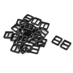 Schoolbag Webbing Plastic Adjustable Buckle 10mm Strap Width 30pcs