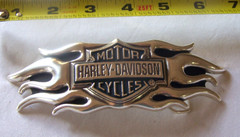 Harley Davidson 2004 Flames Bar & Shield 6&Prime; Belt Buckle 99555-04V NOS BOXED