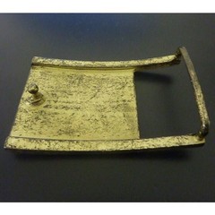 Rectangular Industrial Belt Buckle, Biker Belt Buckle Modern Design