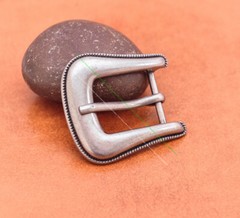 Classic Antique Silver Western Rope Side Belt Buckle Set Fits 25mm Belt Strap