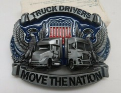 BB7 new TRUCK DRIVERS MOVE THE NATION Metal BELT Buckle