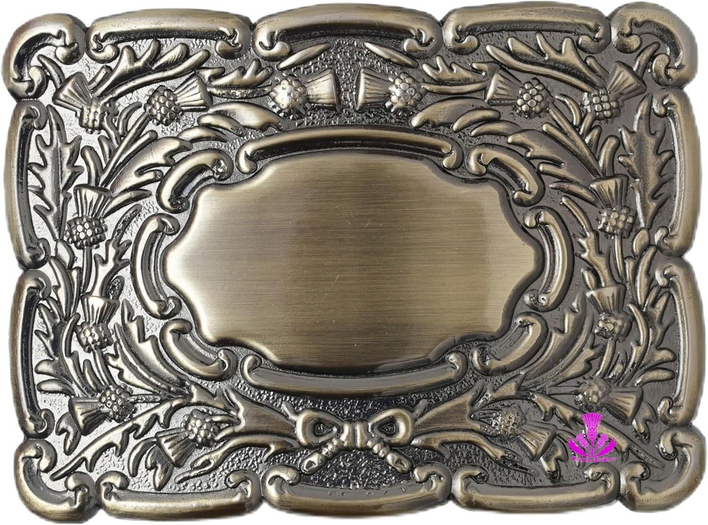 Scottish Bagpipe Piper Belt Buckle Antique/Piper Kilt Belt Buckle/Highland Wear