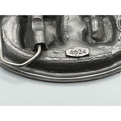 Vintage 1995 Ole Miss Rebels Belt Buckle Precision Incentives Mississippi 4624