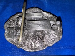 SISKIYOU THE AMERICAN VETERAN COMMEMORATIVE BELT BUCKLE 1987 LIMITED ED.186/2500