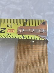 Most Improved Gold Tone Metal Belt Buckle ABC American Bowling Congress 1968-69