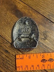 Gold Wing Road Riders – Belt Buckle – Illinois Land Of Lincoln- W USA Stamp