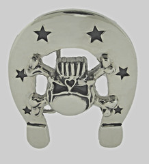 Skull Crossbone Belt Buckles Horseshoes Silver Metal Emblem Vintage Pirate Men