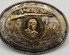 AWARD DESIGN MEDALS SILVERSMITH COLLECTION AN AMERICAN JOHN WAYNE GOLD SILVER PL