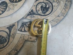 Authentic Gucci Interlocking G Belt Buckle Gold Tone Replacement 4cm 1.5&Prime; Buckle