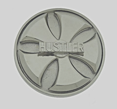 Vintage Spinner Belt Buckle Hustler Silver Metal Men Women Western Cowboy Rodeo