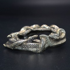 Lost Wax Casting Solid Brass Copper Snake Belt Buckle, For Width 35mm belt