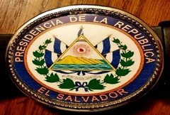 EL SALVADORE Epoxy Belt Buckle – NEW