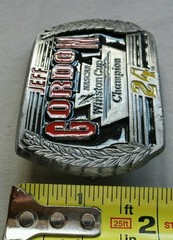 JEFF GORDON NASCAR WINSTON CUP CHAMPION #24 NASCAR SPECIAL EDITION BELT BUCKLE