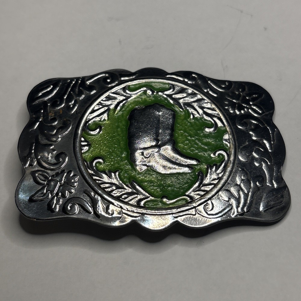 Men’s Belt Buckle – Western Style Cowboy Boots ZZ