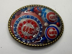 Chicago Cubs Baseball Team Sports Fan Collectible Belt Buckle