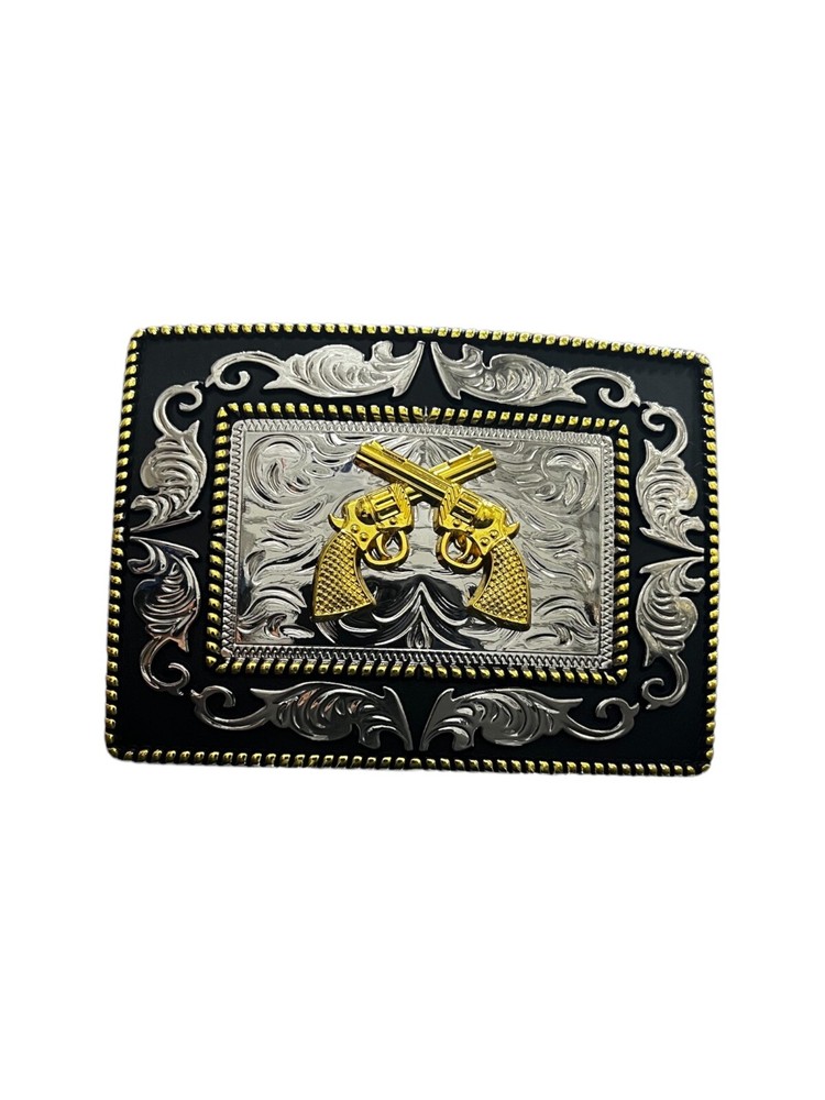Cowboy Guns western Buckle for men/women hebilla Vaquera Pistolas