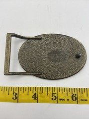 Vintage RJR RJ Roberts Co. Belt Buckle, Chevrolet Car Logo, Rochester, Michigan