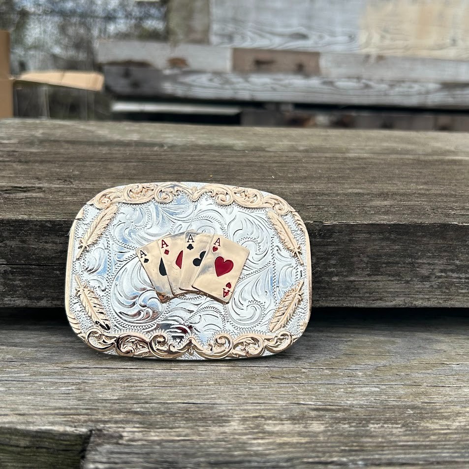 Top Notch Accessories Aces High Belt Buckle