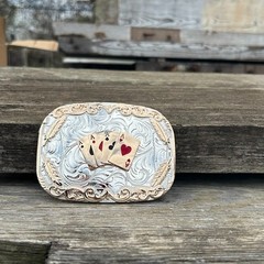 Top Notch Accessories Aces High Belt Buckle