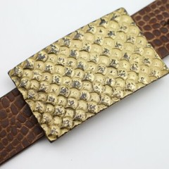 Belt Buckle Scales Belt Buckle Buckle for Interchangeable Belts Antique Brass