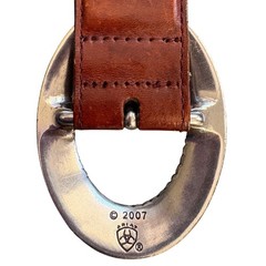 Ariat 2007 Original Masters Limited Edition Western Belt Buckle & Belt, Size 30