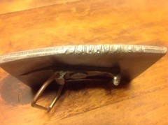Genuine Budweiser Anheuser Bush Beer Chicago Lewis Vintage Belt Buckle