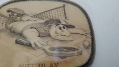 Belt Buckle Tennis Themed Humorous Belt Fits 1.5&Prime; Width Belt