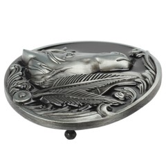 Horse Head Belt Buckle Western Cowboy Motorcycle Riding Belt Buckle