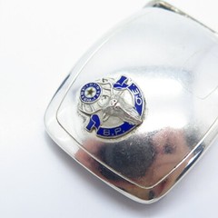 925 Sterling Silver Vintage Hickok Benevolent & Protective Order of Elks Buckle