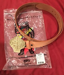 NEW DEAD STOCK GOLD Billionaire Boys Club BBC GOLD XL Helmet BELT & BUCKLE