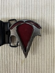 Assassins Creed Belt Buckle Brotherhood Crest Logo Ubisoft 2015 Red Metal Gaming