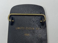 Vintage (MTA) Mine Technik America INC. Brass Belt Buckle. Limited Edition 1998