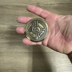 1977 Great American Co LE 545 Fire Fighter Hydrant Department belt buckle ladder