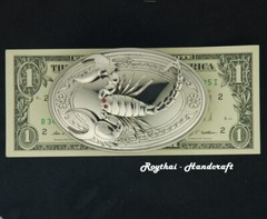 MADE BY ORDER MEN BELT BUCKLE HANDMADE STAINLESS STEEL SCORPION