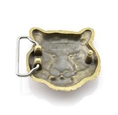 Antique Bronze Plated Tiger Metal Belt Buckle