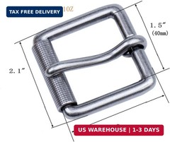 1.5&Prime;(38mm-40mm) Belt Buckle Roller Single Prong Heavy Duty Replacement Buckle Be