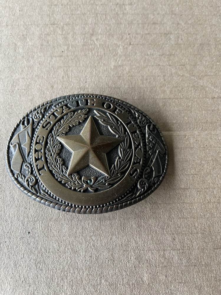 TEXAS BELT BUCKLE 100% BRASS BRAND NEW THIS IS A VINTAGE ANTIQUE.MADE IN THE USA