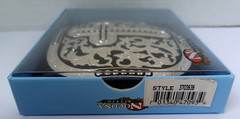 Nocona Belt Co Western Style 3703636 Belt Buckle Silver Tone Cross 4&Prime; x 3.5&Prime; NEW