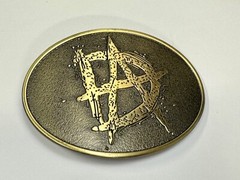 Dean Ambrose Jon Moxley Belt Buckle Wwe Loot Crate Exclusive 2016 Wrestling