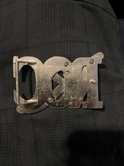 Rocawear Silver Metal Logo Belt Buckle Shiny Interchangeable Fits 1.5in