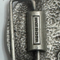Siskiyou Carpenter Belt Buckle 1991 Pewter Hammer Saw Tape Measure Tool Design
