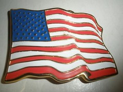 NEW Flag Belt Buckle SHC