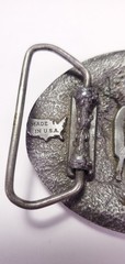 Vintage Cowboy Belt Buckle Arroyo Grande Buckles Co. AG 24 Horse Lovers 1989