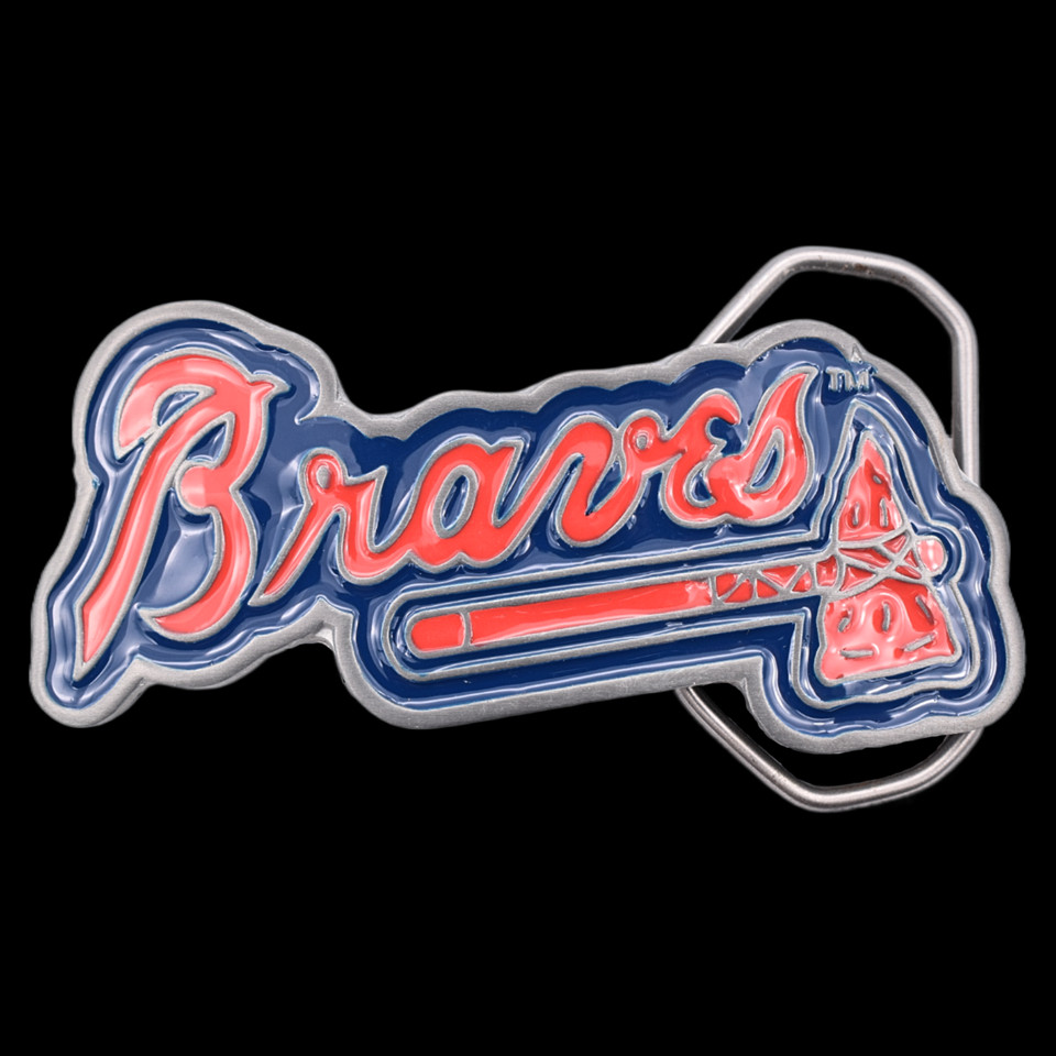 Atlanta Braves MLB Major League Baseball Team Belt Buckle (New Old Stock)