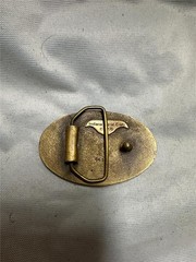 Vintage Indiana Metal Craft Belt Buckle, 1953 Corvette