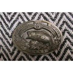 Bass Anglers Sportsman Society Collector Belt Buckle 1993
