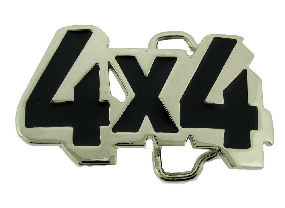 4X4 Car Sports Motor Vehicle Trailers Belt Buckle Silverhebilla del cinturón Men
