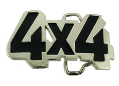 4X4 Car Sports Motor Vehicle Trailers Belt Buckle Silverhebilla del cinturón Men
