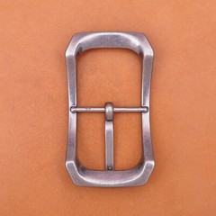 Arch Solid Rectangular Antique Silver Center Bar Pin Belt Buckle Fit 32mm Strap